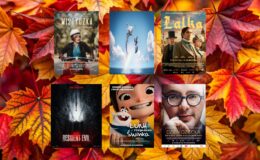 plakaty filmów jak: "Vincent. Legenda oceanu", "Lalka", "Mistyczka", "Dzień dziecka księdza Jana Kaczkowskiego", "Luna i rozgadana świnka", "Resident Evil"